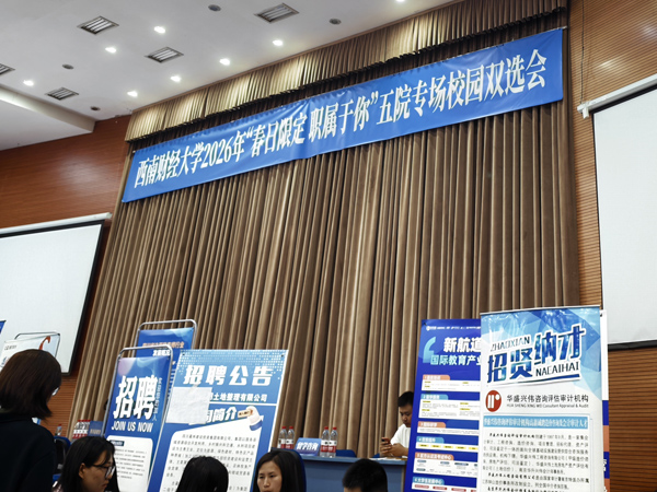 西南财经大学参观